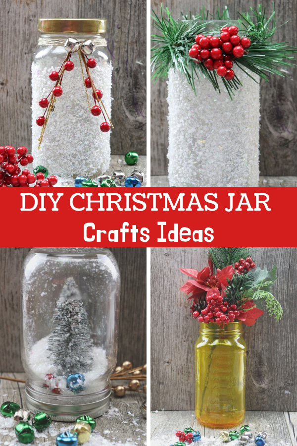 Glass Jar Christmas Crafts Ideas Mamá Sabe de Todo