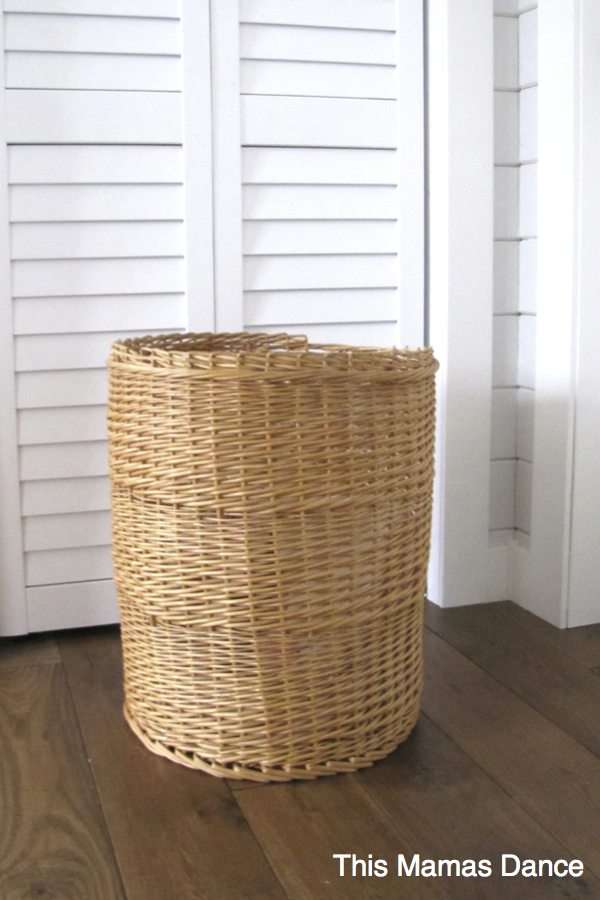 DIY Dip Dye Basket {Thrifted Treasures} This Mamas Dance