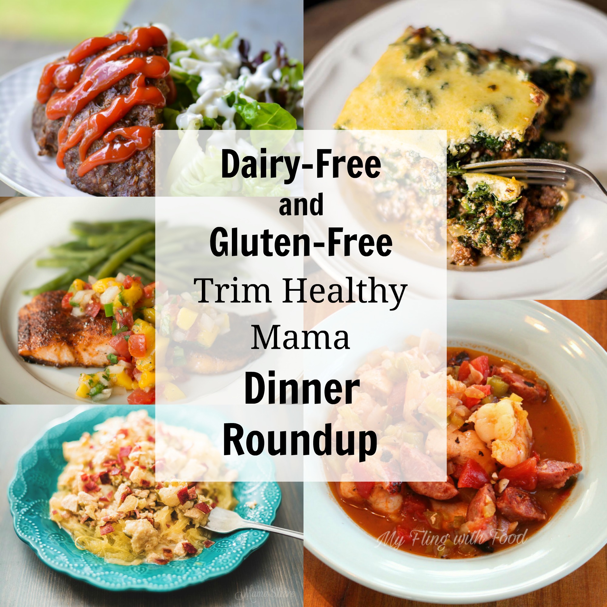 DairyFree and GlutenFree Trim Healthy Mama Dinners MamaShire