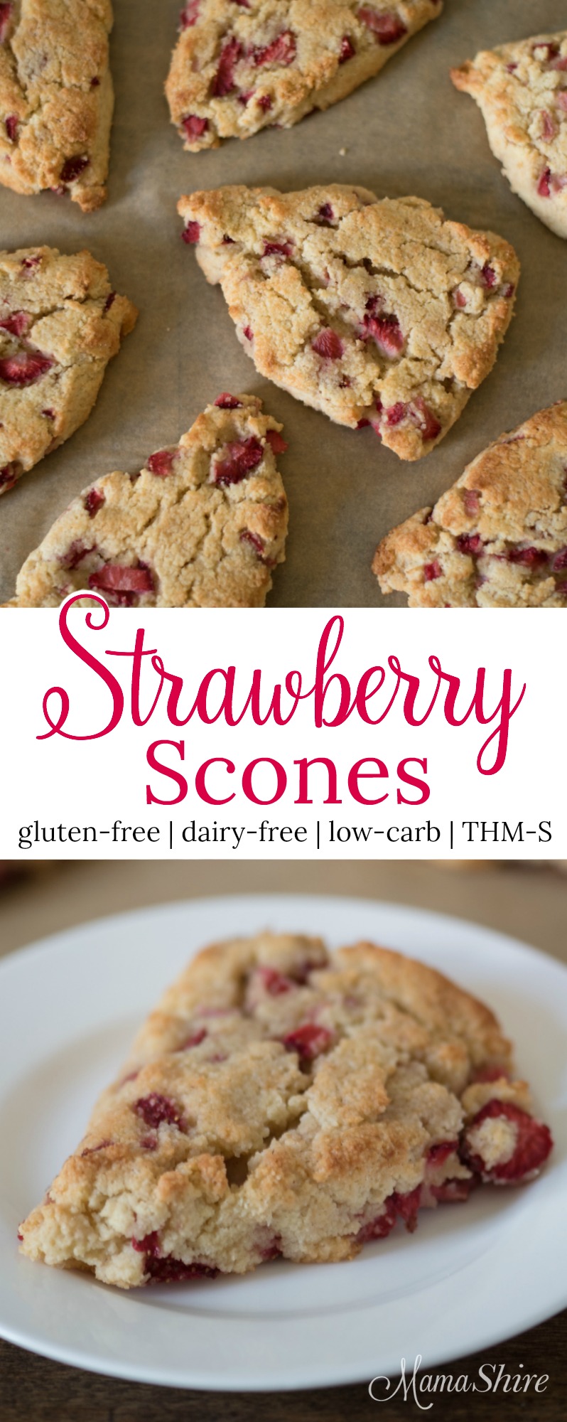 GlutenFree Strawberry Scones MamaShire