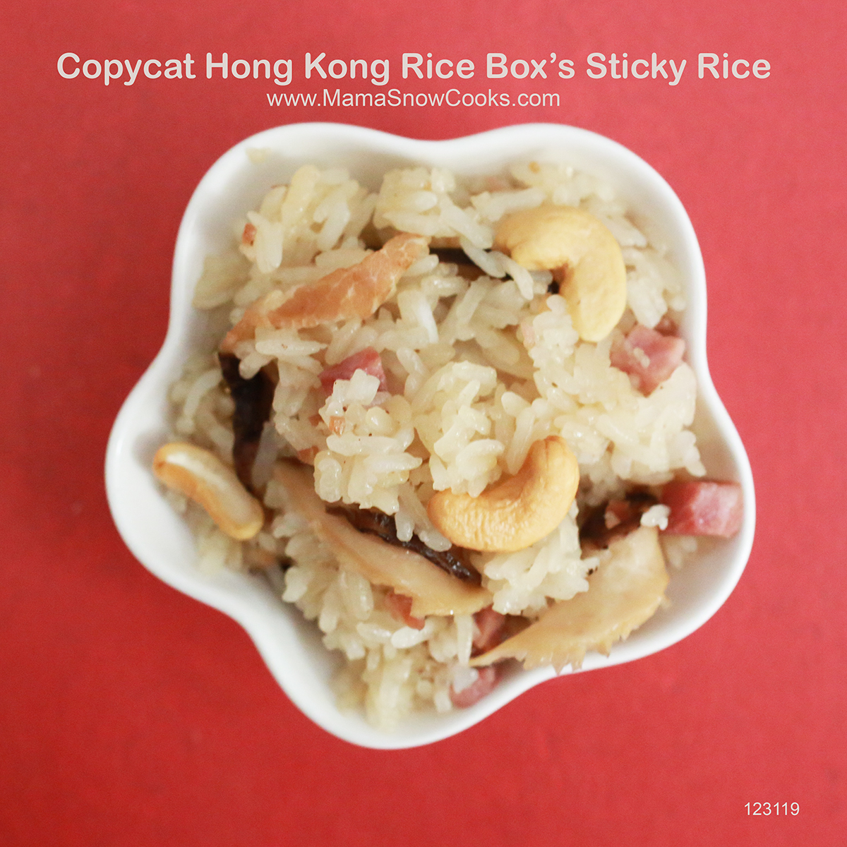Copycat Hong Kong Rice Box Sticky Rice Recipe Mama Snow Cooks and More