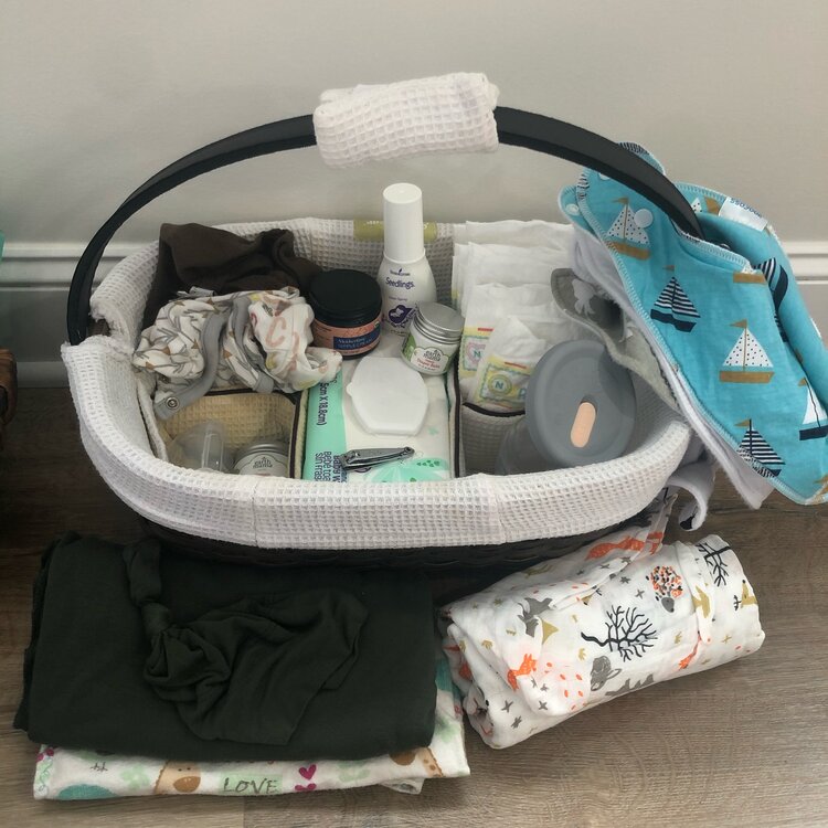 Labor and Postpartum Baskets MamasteFit