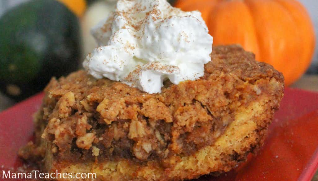 Easy Pumpkin Crisp Dessert Recipe Mama Teaches