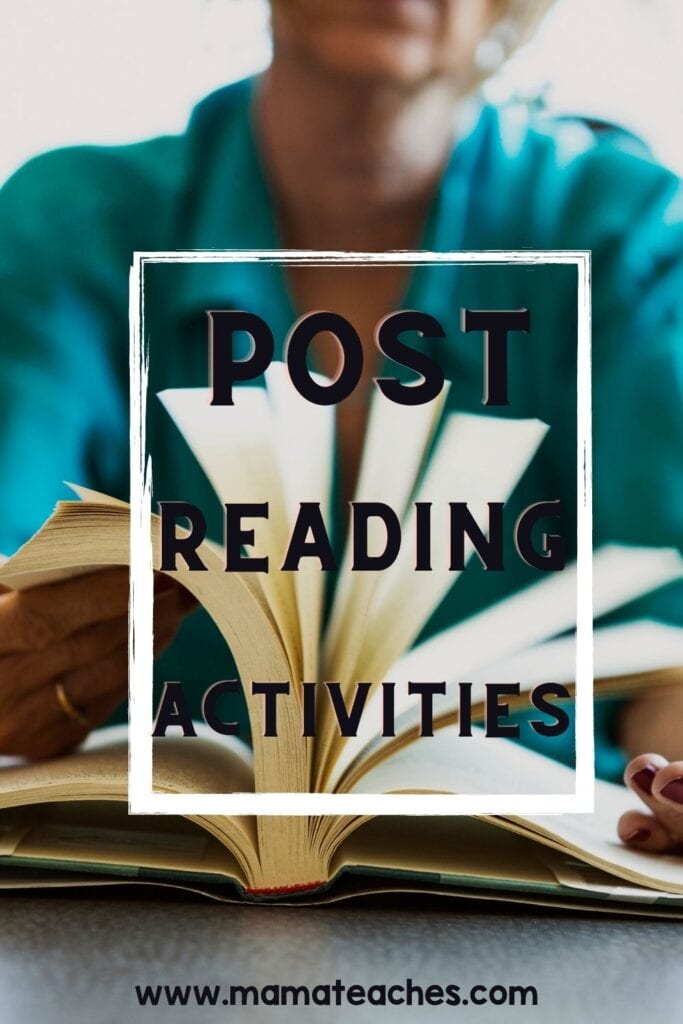 Post Reading Activities for All Grade Levels Mama Teaches