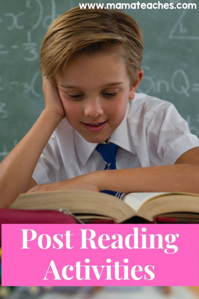 Post Reading Activities for All Grade Levels Mama Teaches
