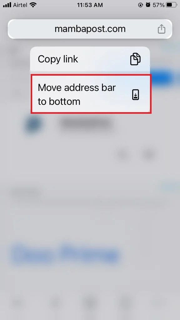 How to Move Chrome Address Bar to the Bottom iPhone MambaPost