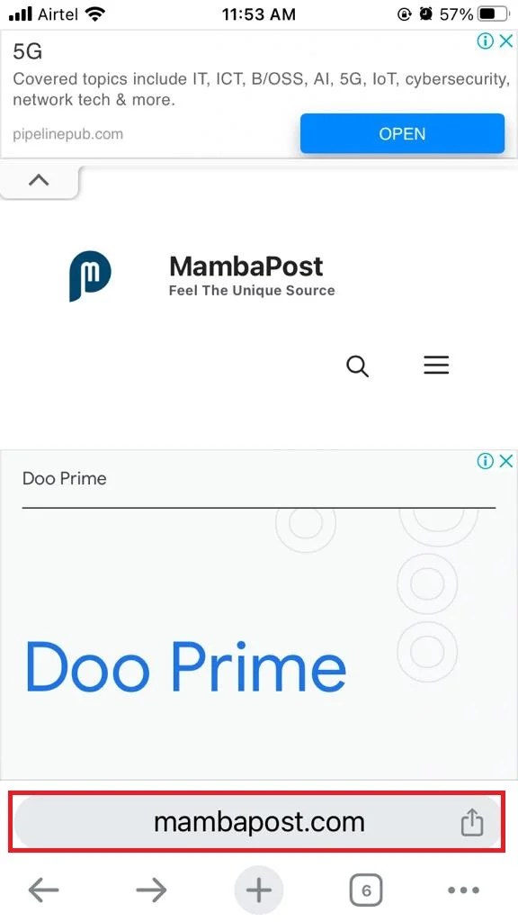 How to Move Chrome Address Bar to the Bottom iPhone MambaPost