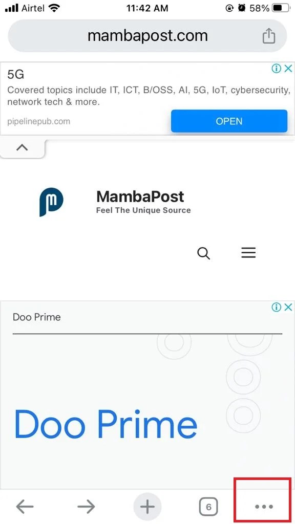 How to Move Chrome Address Bar to the Bottom iPhone MambaPost