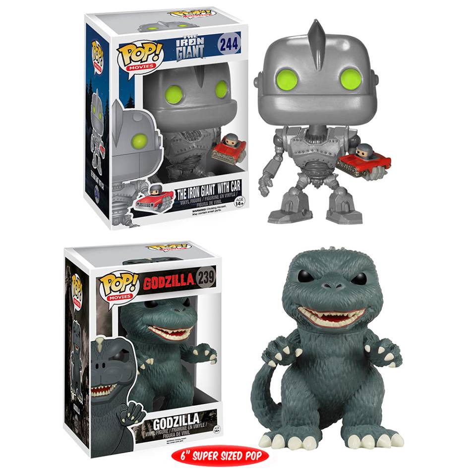THE IRON GIANT & GODZILLA EN FUNKO