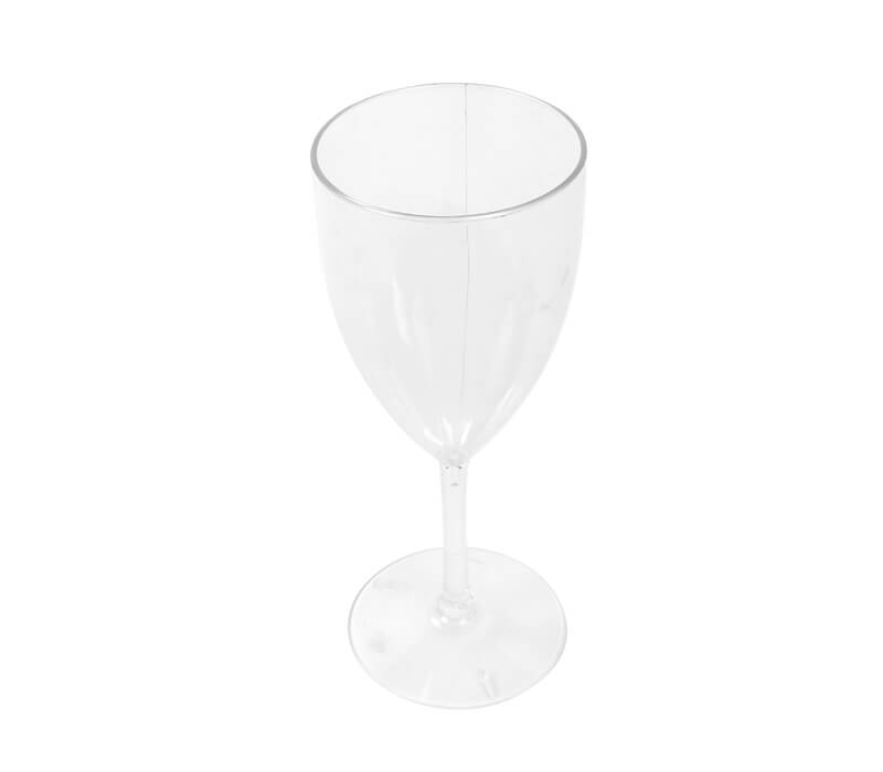 Plastic Wine Glass Clear Mambo's Storage & Home