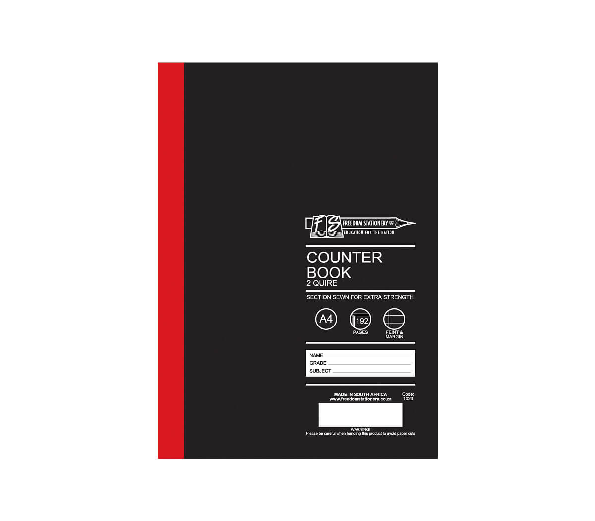 2 Quire / 192 pages A4 Counter Books F/M Mambos Online Store