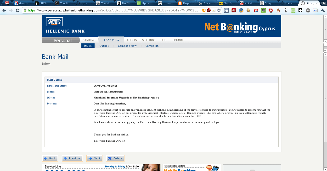 Hellenic Bank After Blog of Leonid Mamchenkov