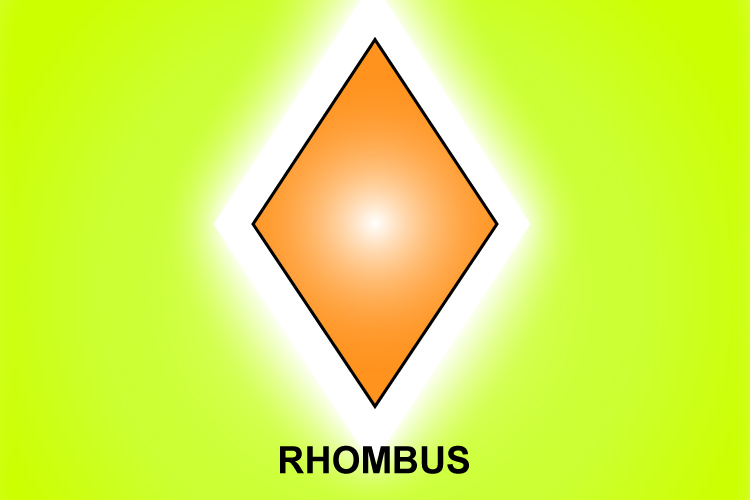 A Rhombus has 2 of 2 parallel lines and opposite sides equal
