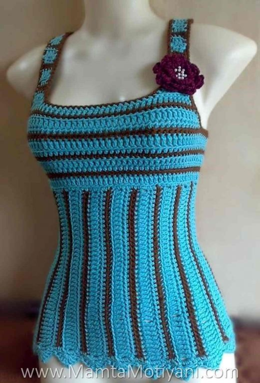Crochet Tank Top What Inspired Me To Make This Designer Top