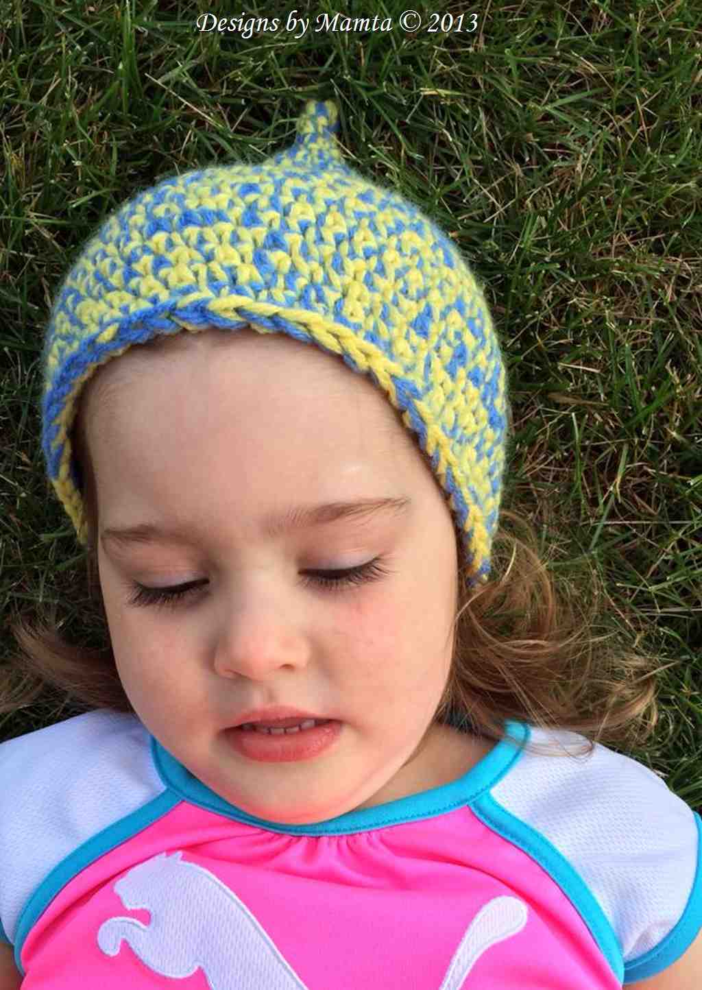 Crochet Pixie Beanie Pattern Easy Fairy Gnome Hat Pattern For Children