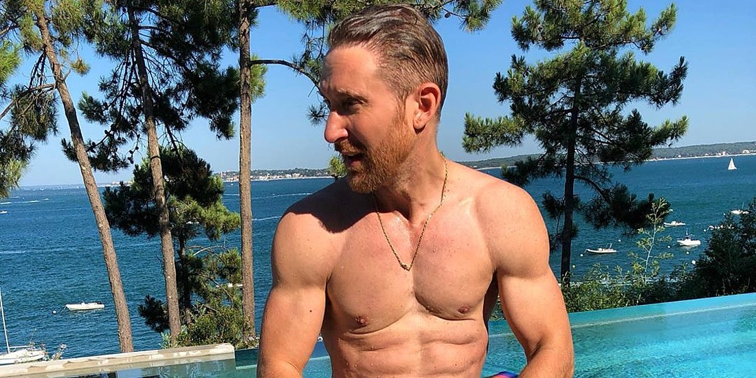 David Guetta is mega fit voor zijn leeftijd MAN MAN