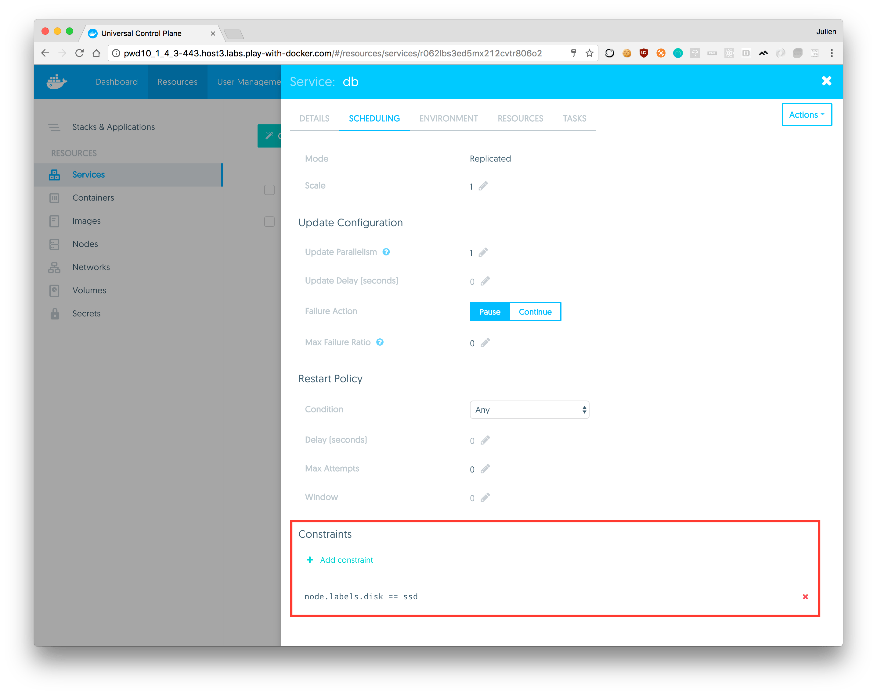 Add labels to cluster nodes