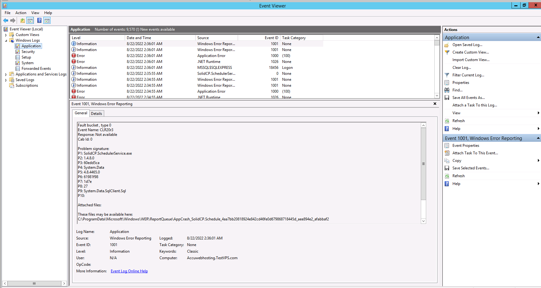 How to Find Error Logs For The site On The Windows Server? Windows VPS Hosting Accu
