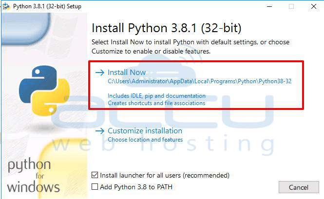 How to Install Python on Windows server? Knowledgebase AccuWebHosting