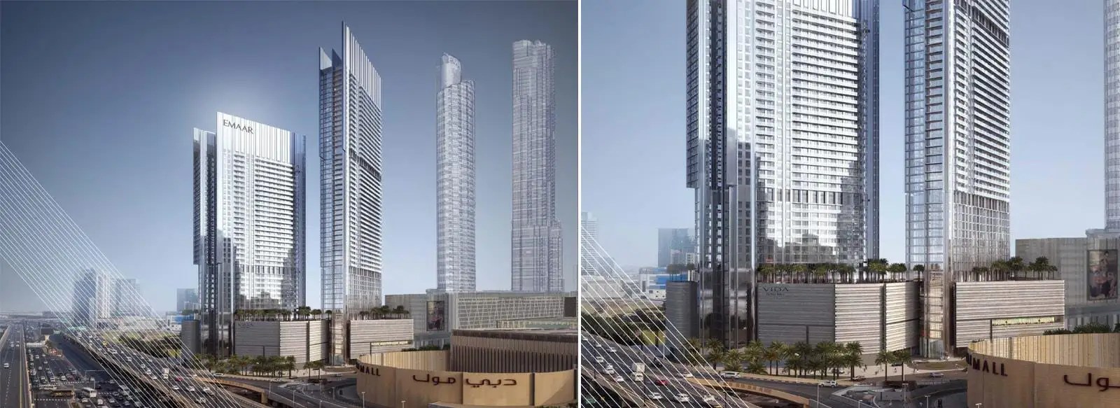 Vida Dubai Mall Hotel Residences en el centro de Dubai