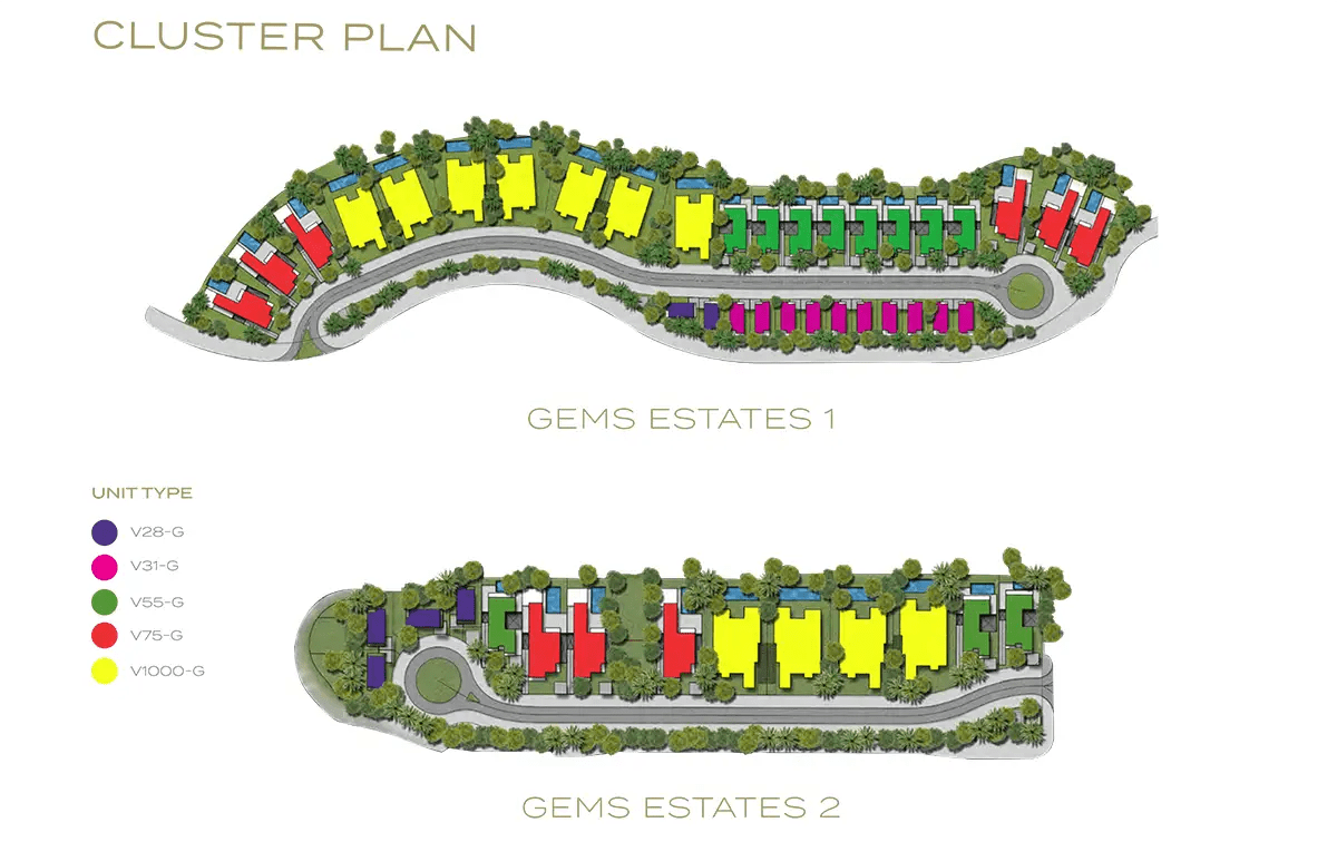 Damac GEMS Estates Master Plan at Damac Hills Dubai