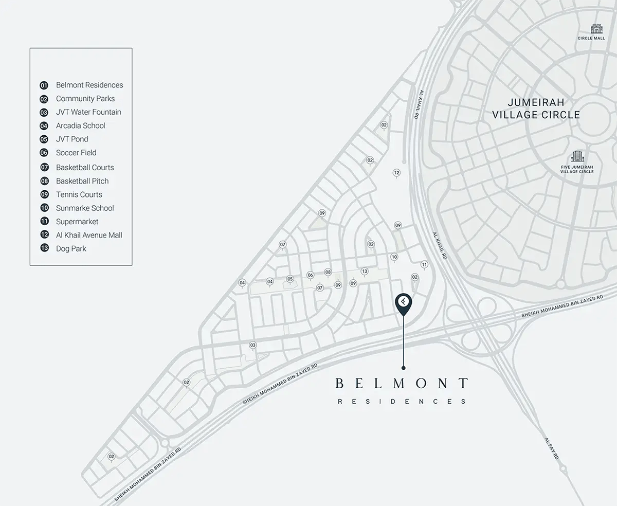 Belmont Residences Master Plan by Ellington Properties