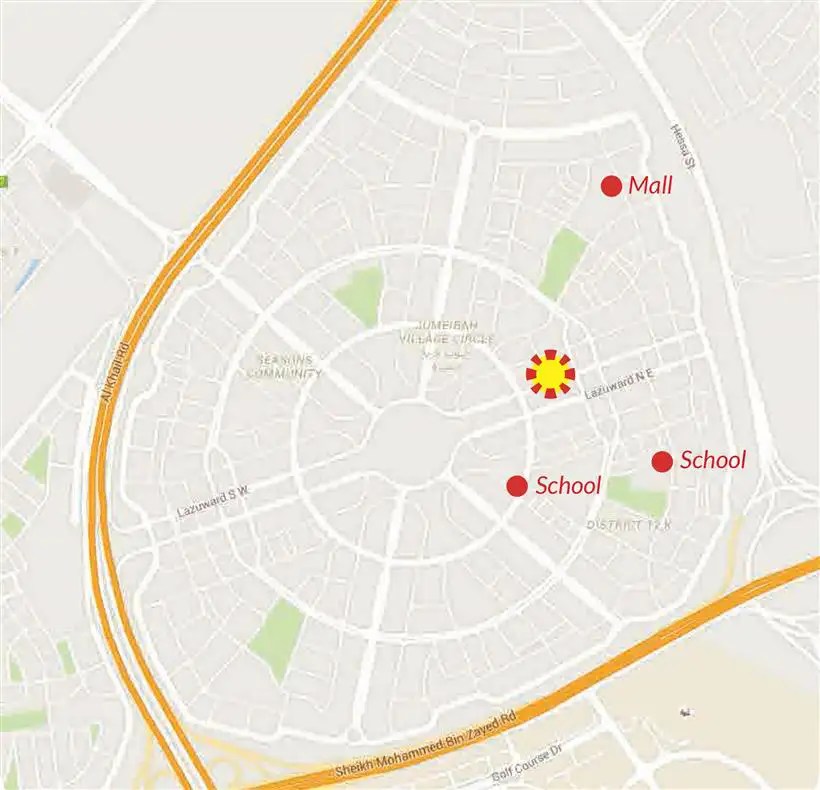 Grovy Aria Apartments JVC Master Plan