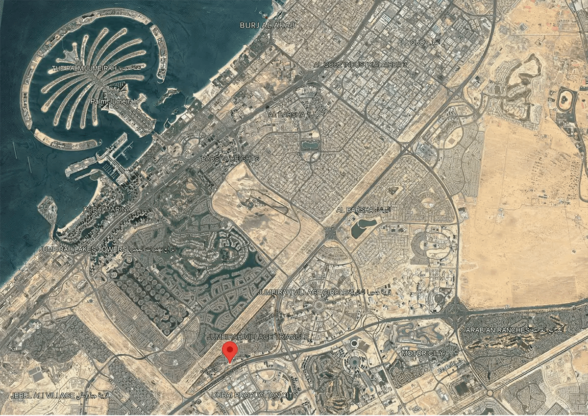 Tiger Cloud Tower Master Plan at Jumeirah Village Triangle (JVT)