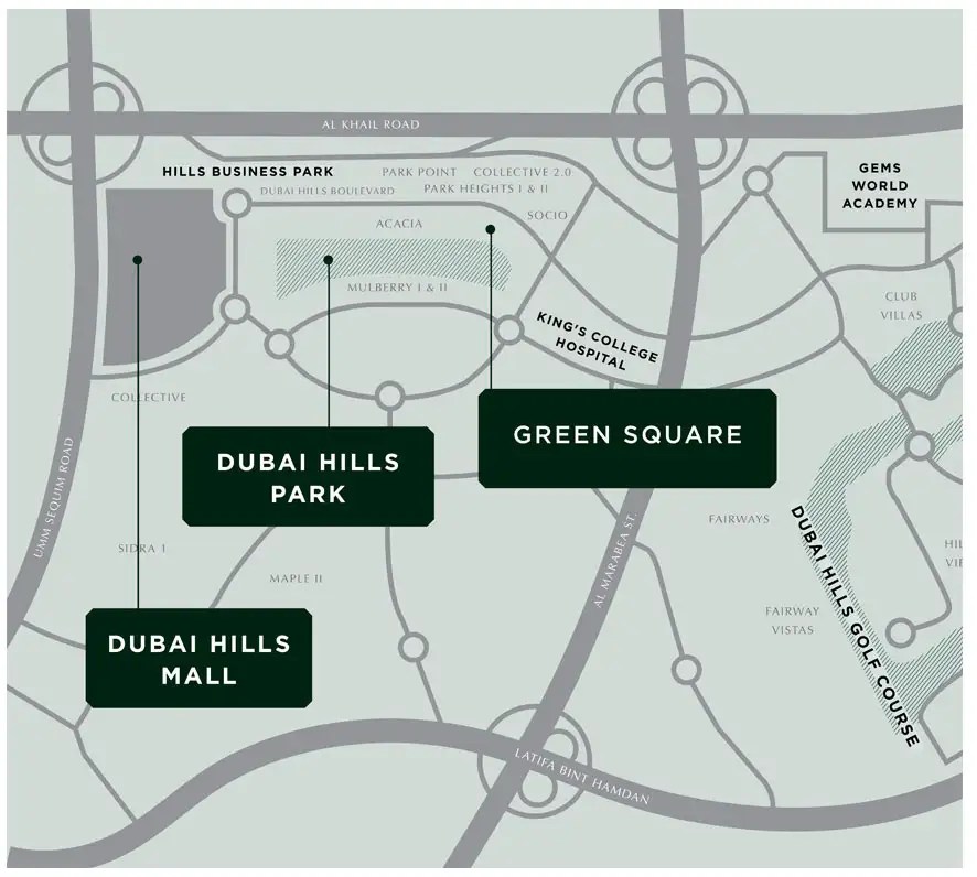 Green Square Location