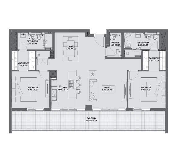 Sobha Hartland Greens Apartments Floor Plans and Sizes