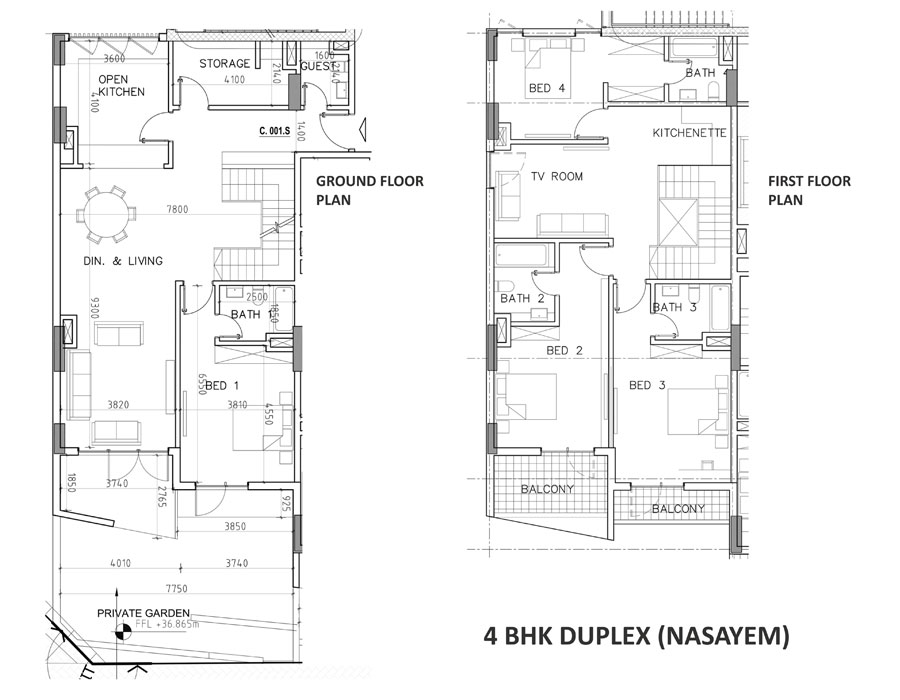 Janayen Avenue by Dubai Investments Floor Plan