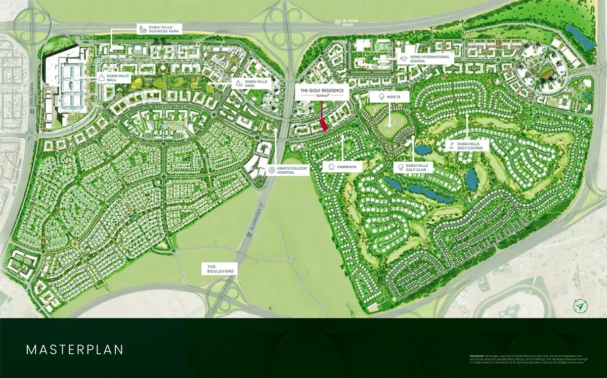 The Golf Residence by Fortimo Real Estate Master Plan