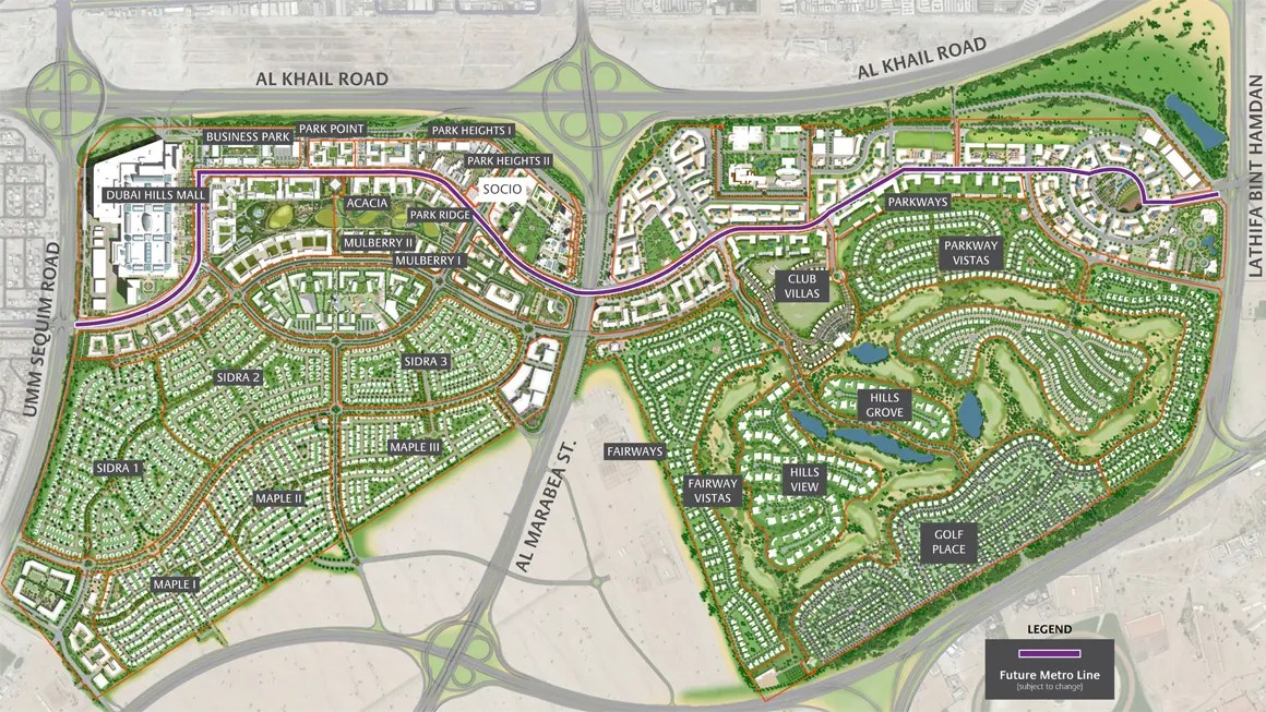 Emaar Socio Tower at Dubai Hills Estate (DHE) Master Plan