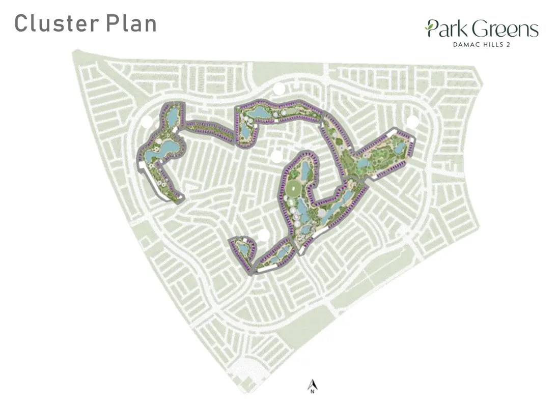 Park Greens Phase 2 by Damac at Damac Hills 2 Master Plan