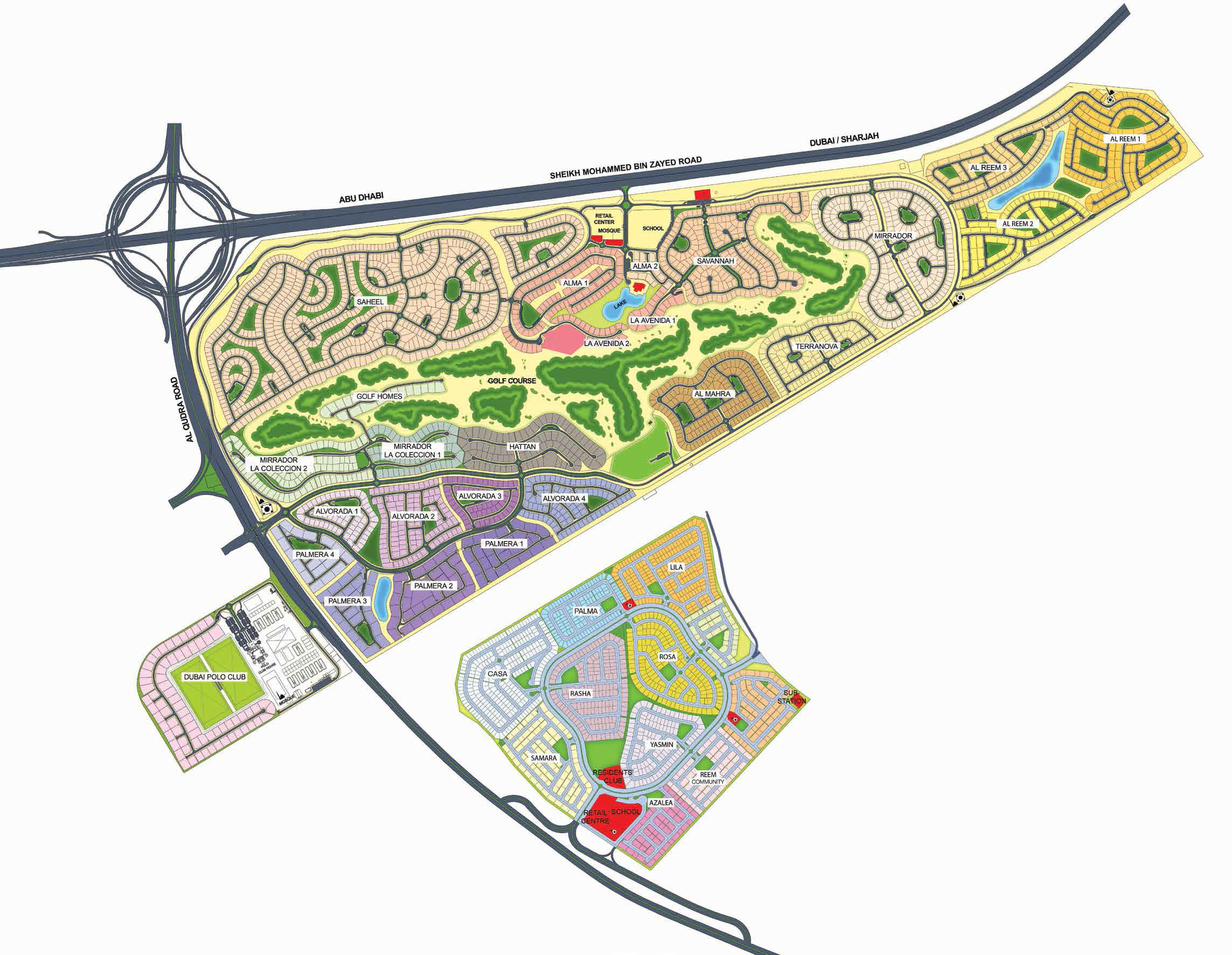 Arabian Ranches Townhouses Dubai Master Plan