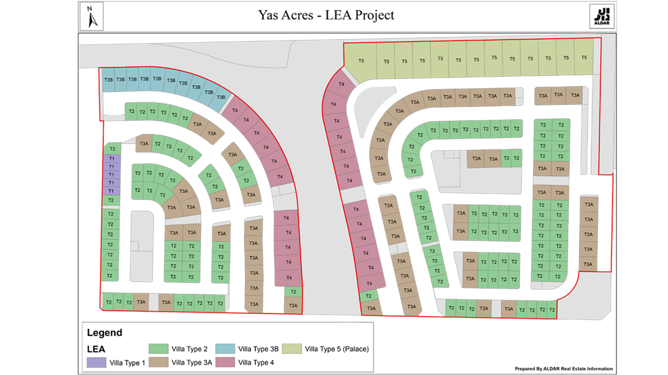 Lea at Yas Island in Abu Dhabi Master Plan Aldar Properties