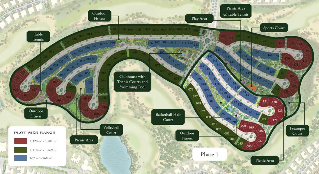 Emerald Hills at Dubai Hills Estate by Emaar Master Plan