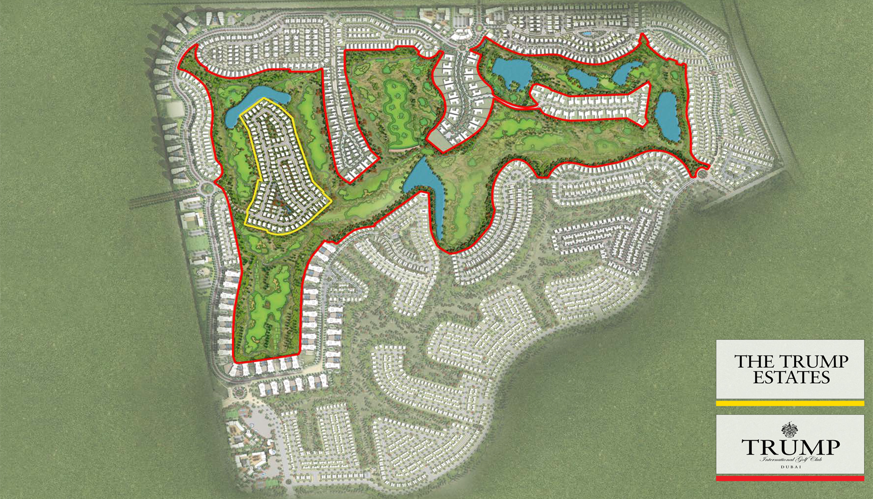 The Trump Estates by DAMAC Properties Master Plan