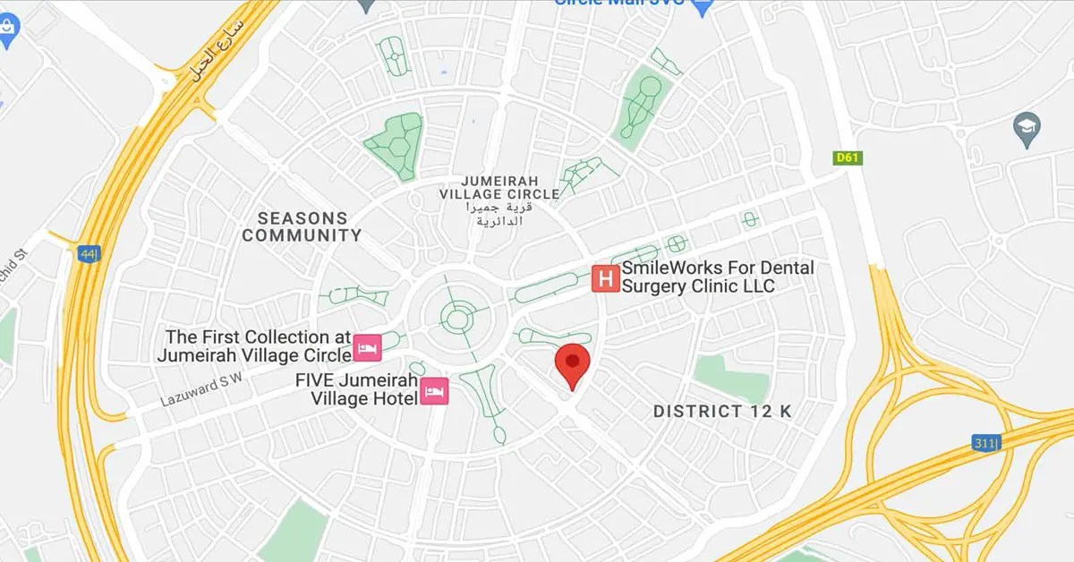 Elysee Heights at Jumeirah Village Circle, Dubai Location Map
