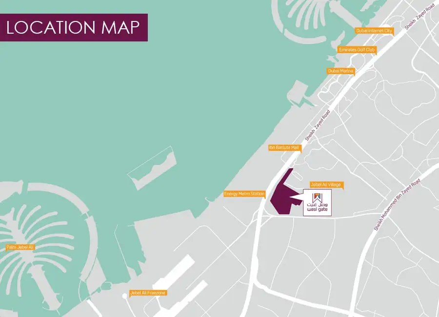 The Nook at Wasl Gate Wasl Properties Location and Connectivity