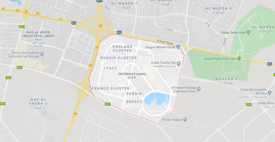Al Warqa 4 Location Map Ms Zeest By Ms Homes Developers - Location Map | Connectivity