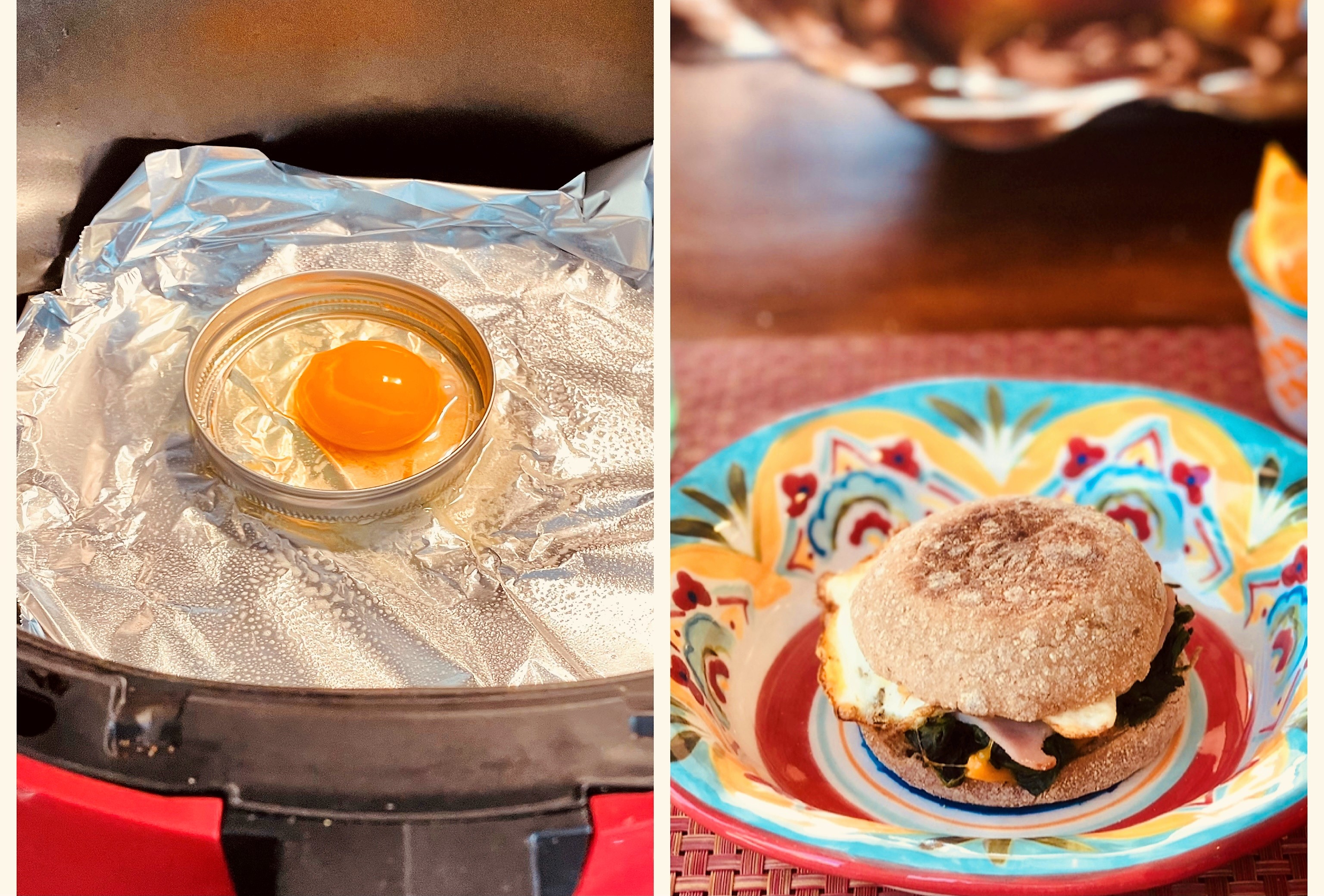 Quick Tip Healthy Air Fryer Egg Muffin Breakfast Sandwich
