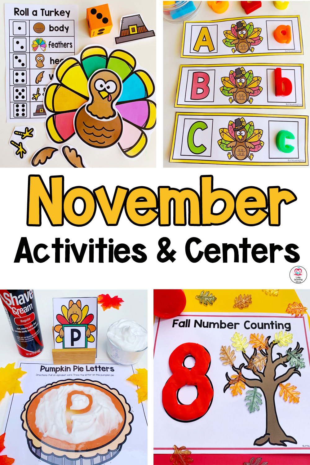 November Activities for Little Learners - Managing Munchkins
