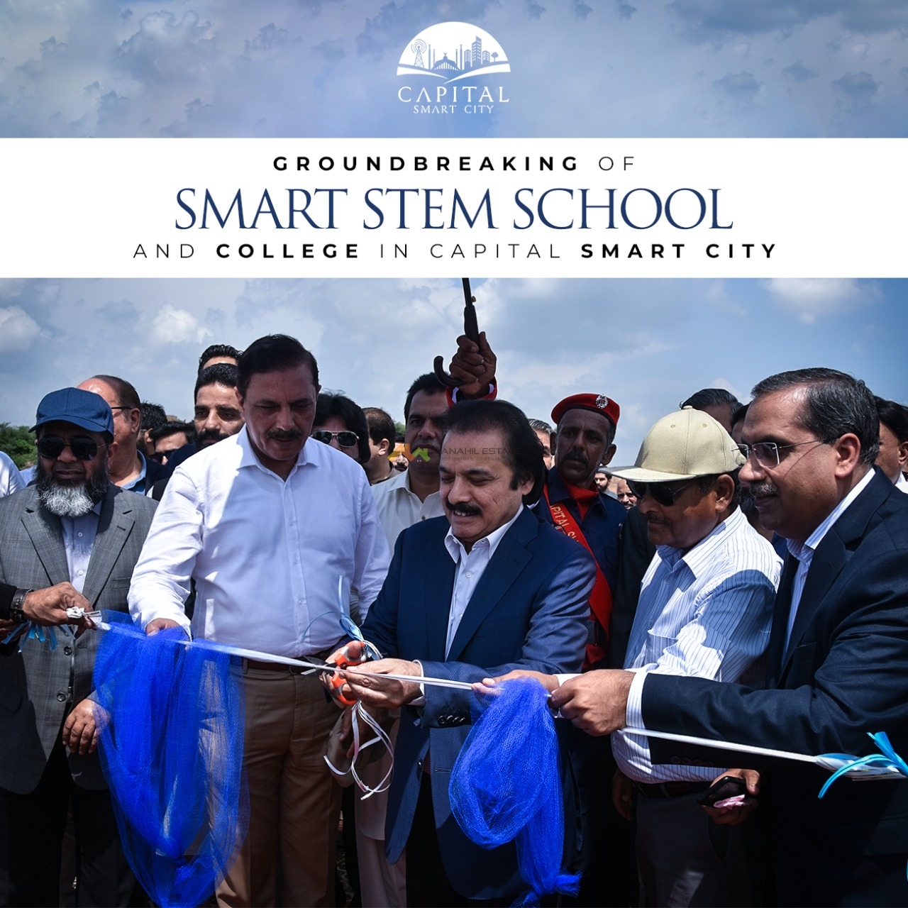 Groundbreaking of Smart Stem School and College