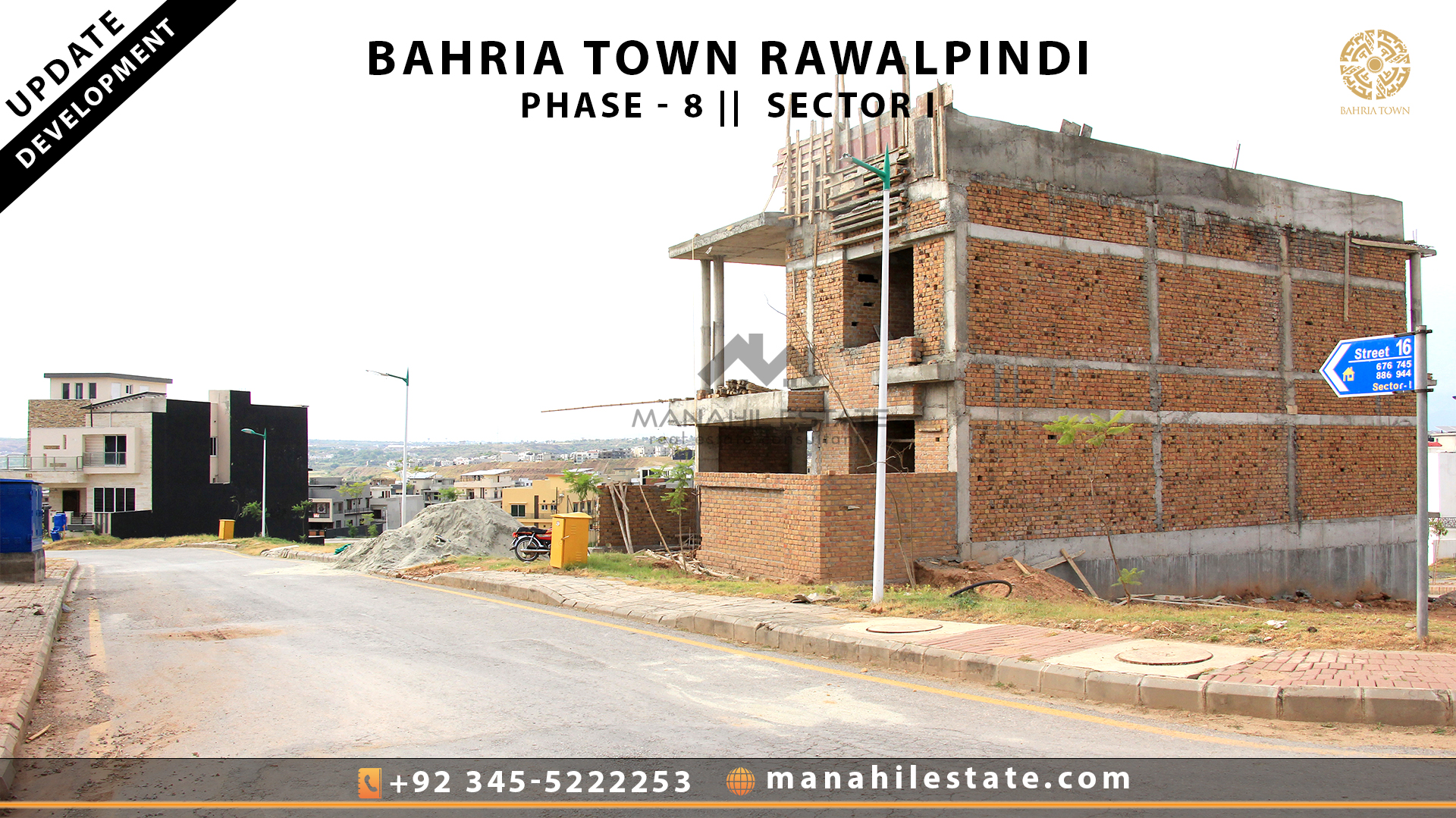 Sector I Phase 8 Bahria Town Development