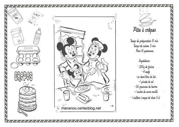 Coloriage chandeleur