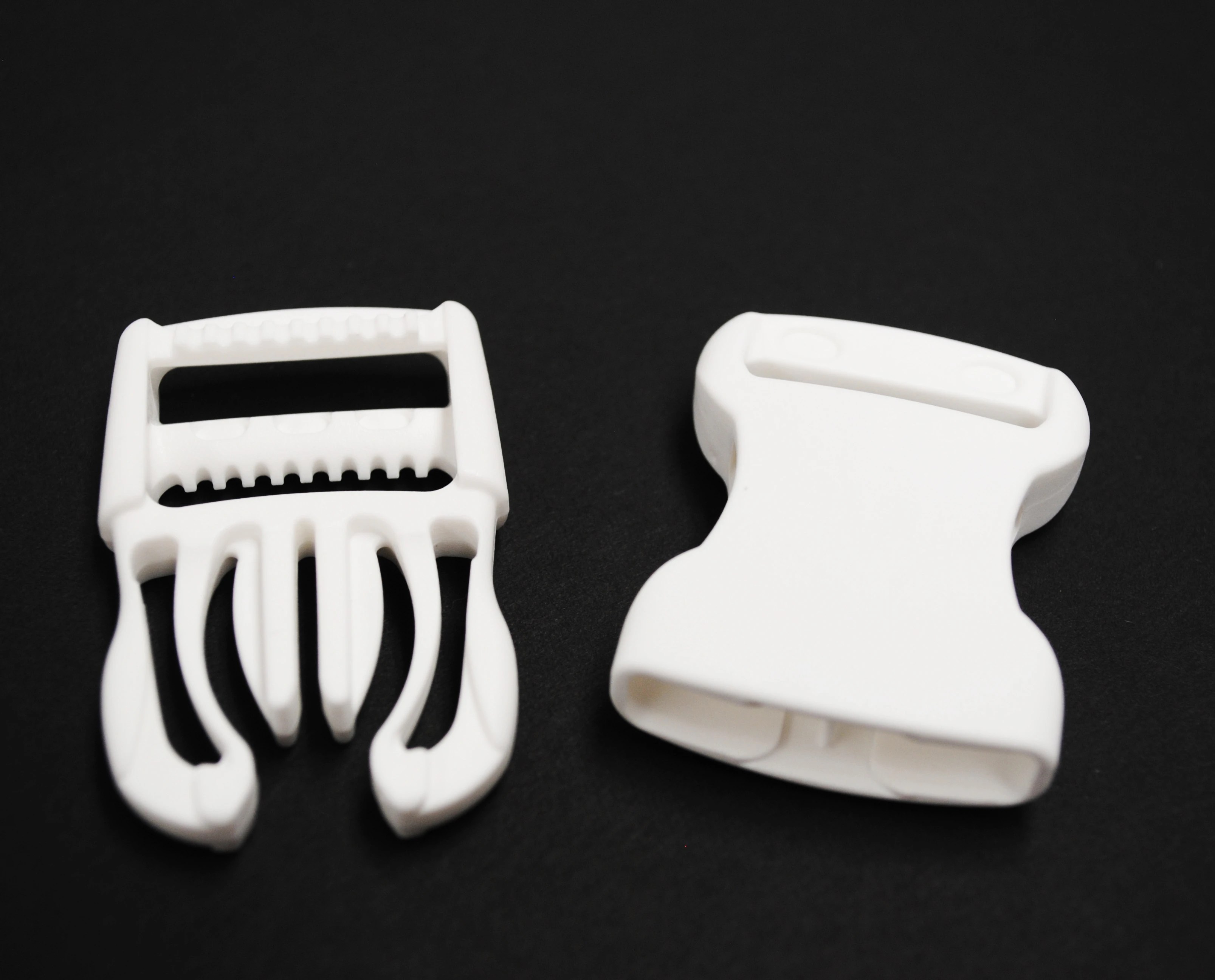 1″ White Nylon 2 Piece bing Buckles ManartHirsch