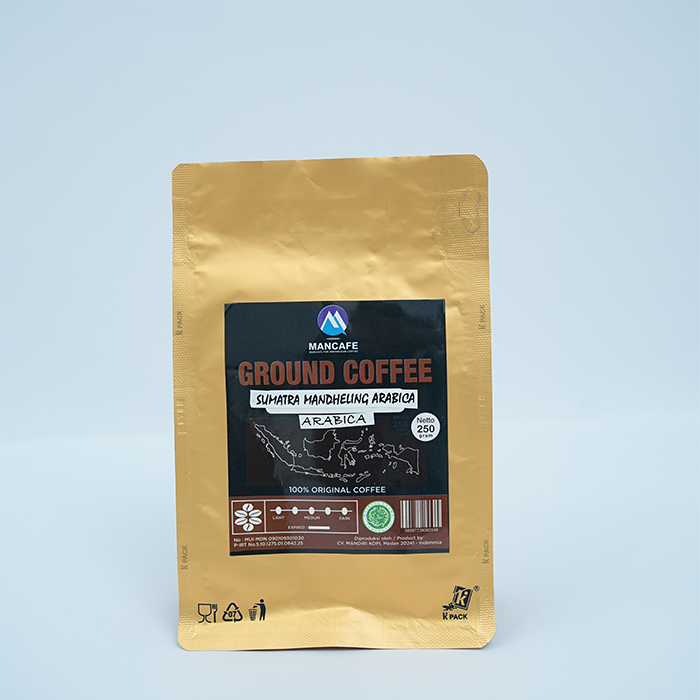 Sumatra Mandheling Arabica Roasted Beans Mancafe