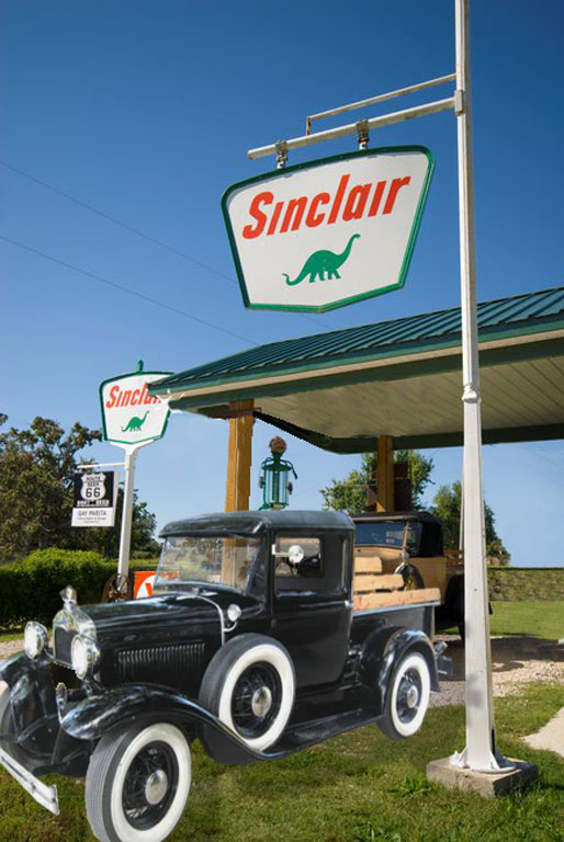 Sincalir Station Vintage Gas Station Gas Station Displays Movie