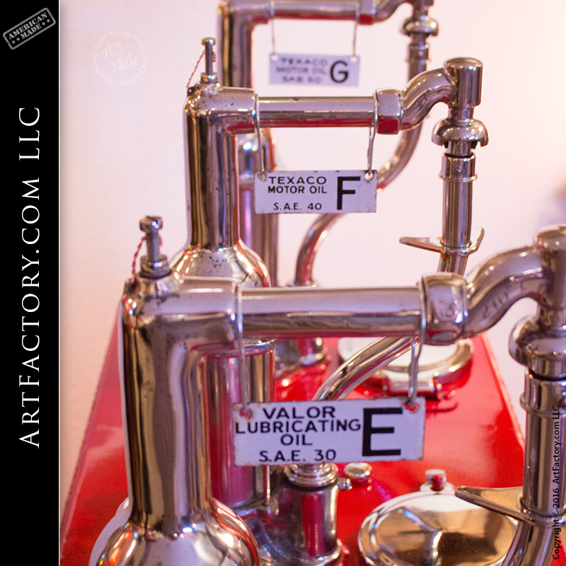 Texaco Lubester Oil Cart Original Fully Restored Circa 1920's